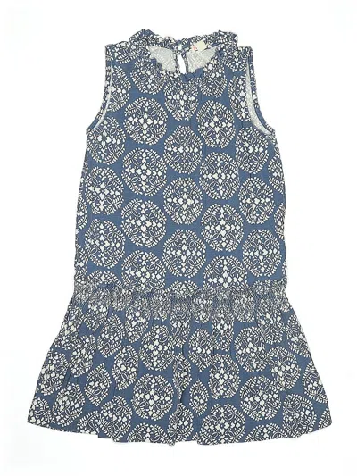 Pre-owned Crewcuts Kids' Dress In Blue