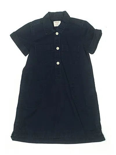 Pre-owned Crewcuts Kids' Dress In Blue