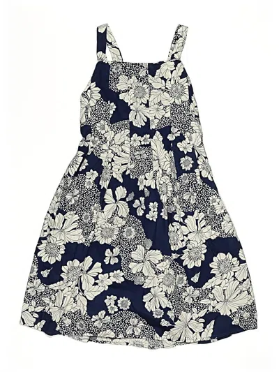 Pre-owned Crewcuts Kids' Dress In Blue