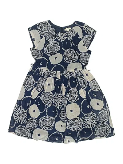 Pre-owned Crewcuts Kids' Dress In Blue