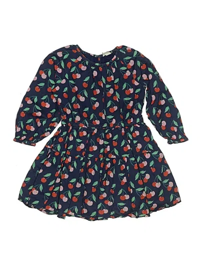 Pre-owned Crewcuts Kids' Dress In Blue