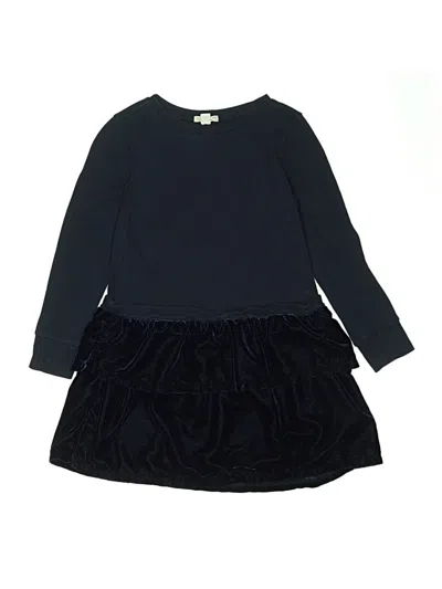 Pre-owned Crewcuts Kids' Dress In Blue