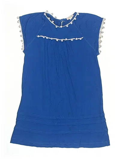 Pre-owned Crewcuts Kids' Dress In Blue
