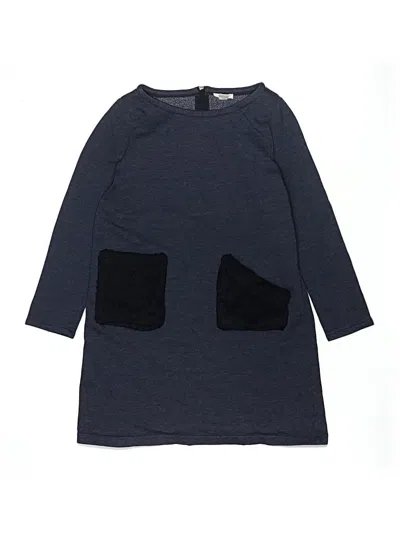 Pre-owned Crewcuts Kids' Dress In Blue