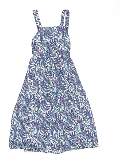 Pre-owned Crewcuts Kids' Dress In Blue