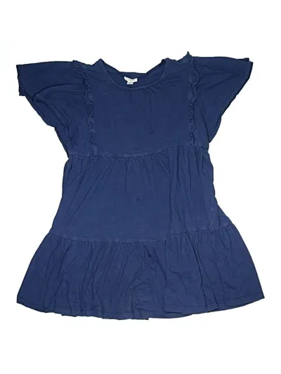 Pre-owned Crewcuts Kids' Dress In Blue