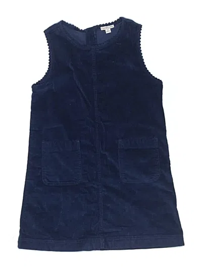 Pre-owned Crewcuts Kids' Dress In Blue