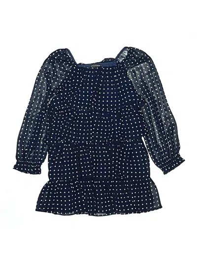 Pre-owned Crewcuts Kids' Dress In Blue