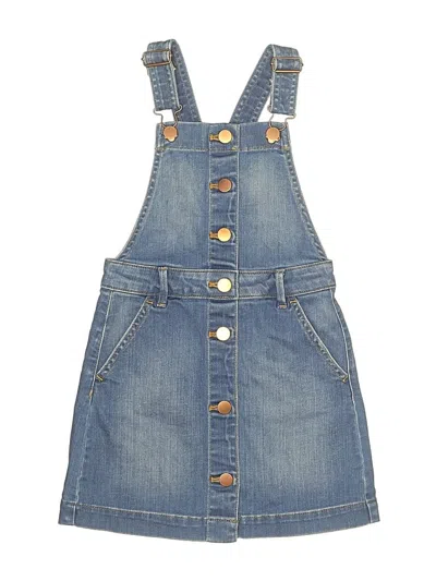 Pre-owned Crewcuts Kids' Dress In Blue