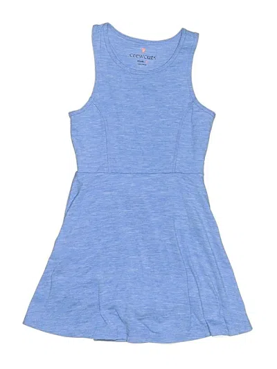 Pre-owned Crewcuts Kids' Dress In Blue
