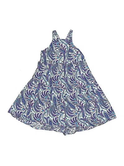 Pre-owned Crewcuts Kids' Dress In Blue