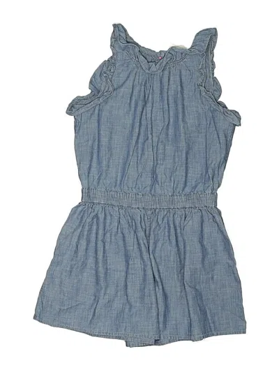 Pre-owned Crewcuts Kids' Dress In Blue