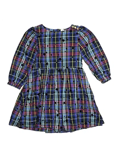 Pre-owned Crewcuts Kids' Dress In Blue