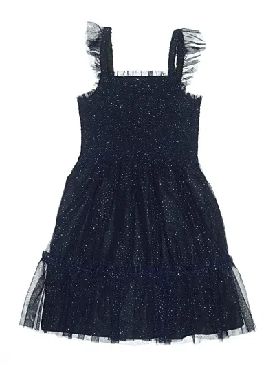 Pre-owned Crewcuts Kids' Dress In Blue