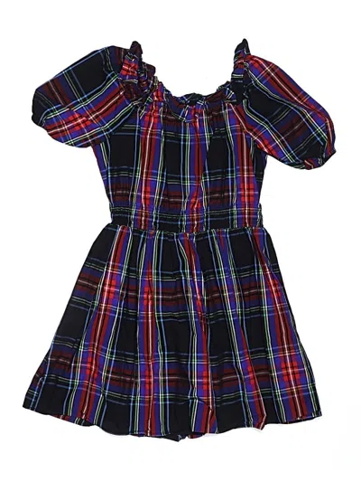 Pre-owned Crewcuts Kids' Dress In Blue