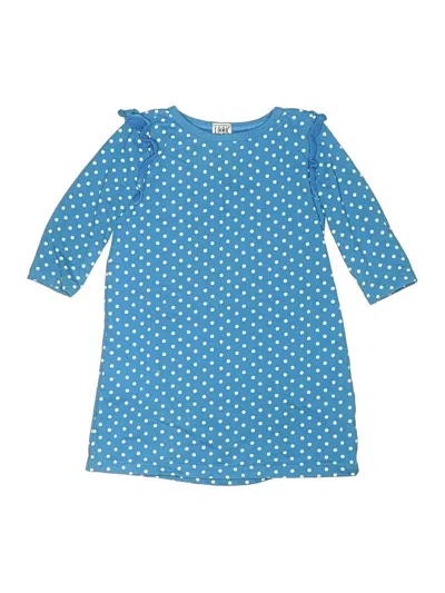 Pre-owned Crewcuts Kids' Dress In Blue