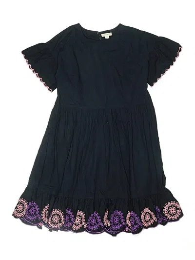 Pre-owned Crewcuts Kids' Dress In Blue