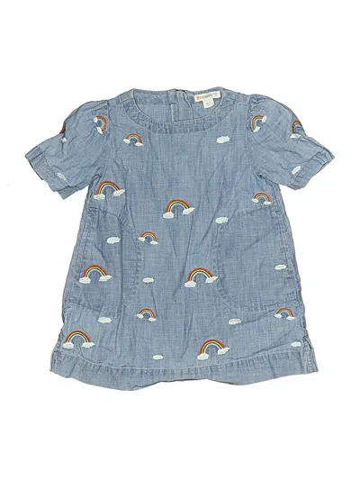 Pre-owned Crewcuts Kids' Dress In Blue