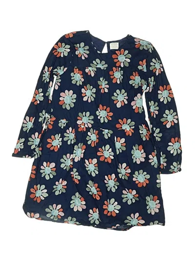 Pre-owned Crewcuts Kids' Dress In Blue