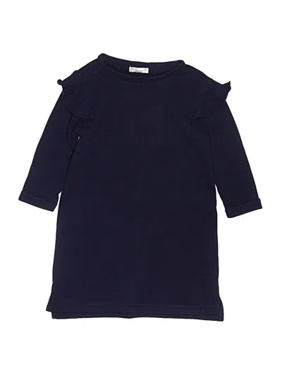 Pre-owned Crewcuts Kids' Dress In Blue