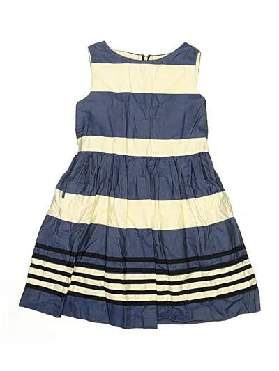 Pre-owned Crewcuts Kids' Dress In Blue