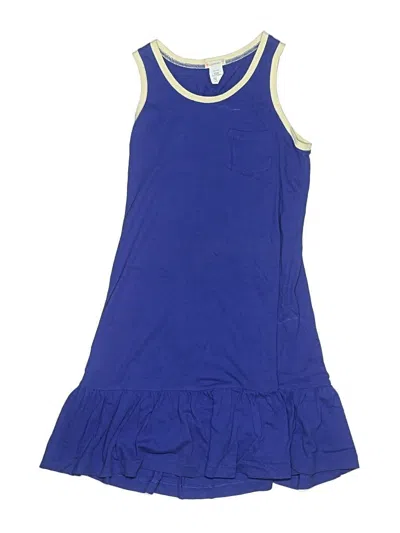 Pre-owned Crewcuts Kids' Dress In Blue