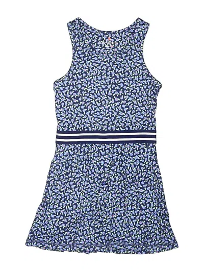 Pre-owned Crewcuts Kids' Dress In Blue