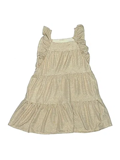 Pre-owned Crewcuts Kids' Dress In Brown