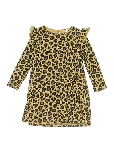 Pre-owned Crewcuts Kids' Dress In Gold
