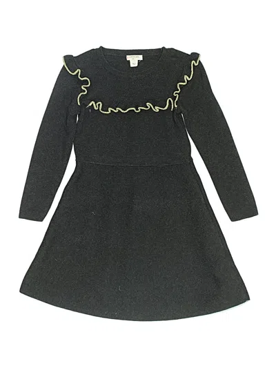 Pre-owned Crewcuts Kids' Dress In Gray