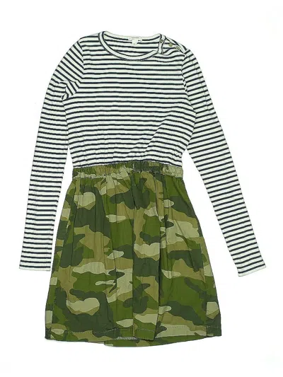 Pre-owned Crewcuts Kids' Dress In Green