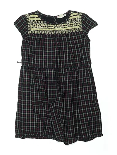 Pre-owned Crewcuts Kids' Dress In Green