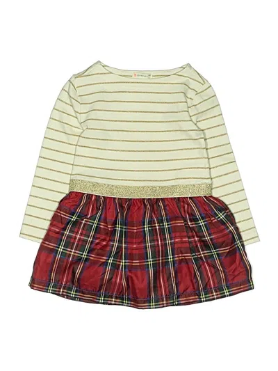 Pre-owned Crewcuts Kids' Dress In Green