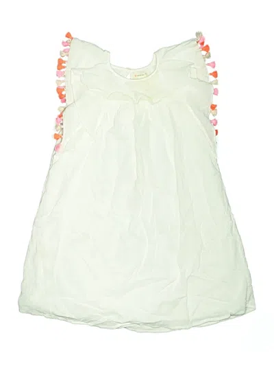 Pre-owned Crewcuts Kids' Dress In Green