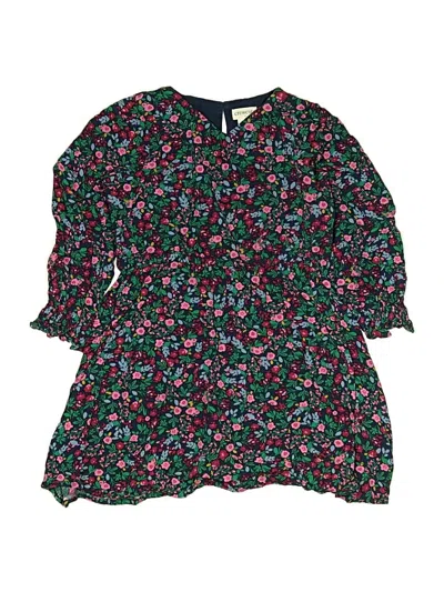 Pre-owned Crewcuts Kids' Dress In Green