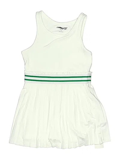 Pre-owned Crewcuts Kids' Dress In Green