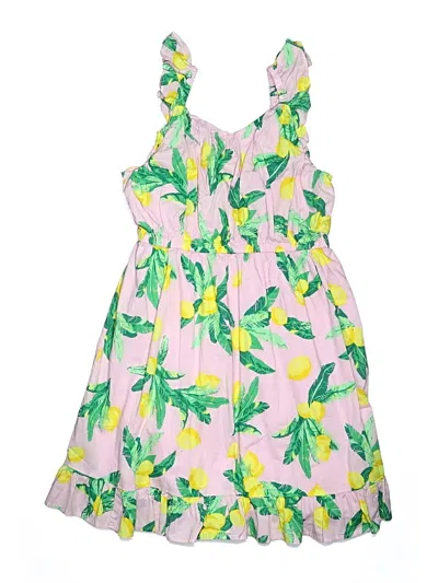 Pre-owned Crewcuts Kids' Dress In Green