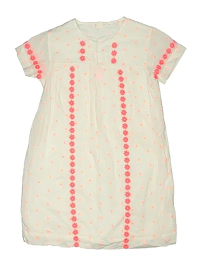 Pre-owned Crewcuts Kids' Dress In Ivory