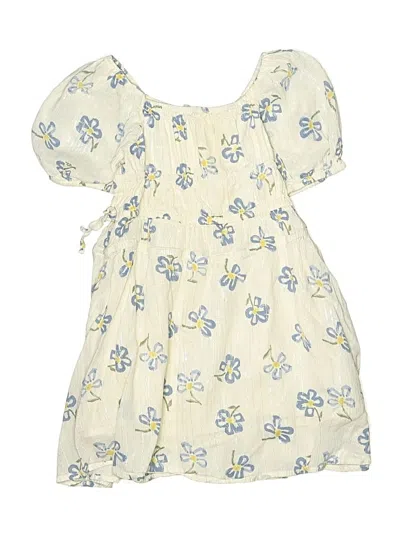 Pre-owned Crewcuts Kids' Dress In Ivory