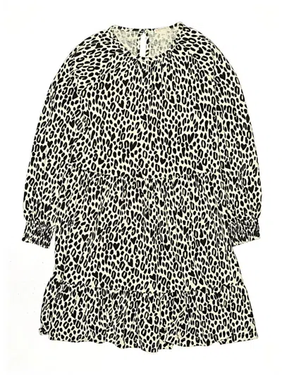 Pre-owned Crewcuts Kids' Dress In Ivory