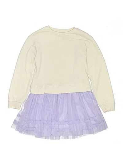Pre-owned Crewcuts Kids' Dress In Ivory