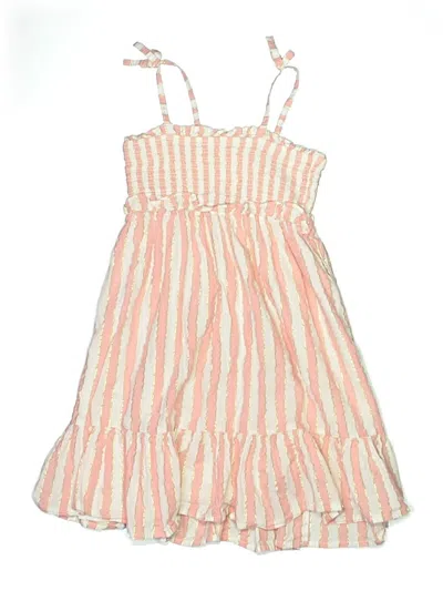 Pre-owned Crewcuts Kids' Dress In Orange