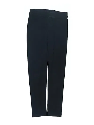 Pre-owned Crewcuts Kids' Dress Pants In Black