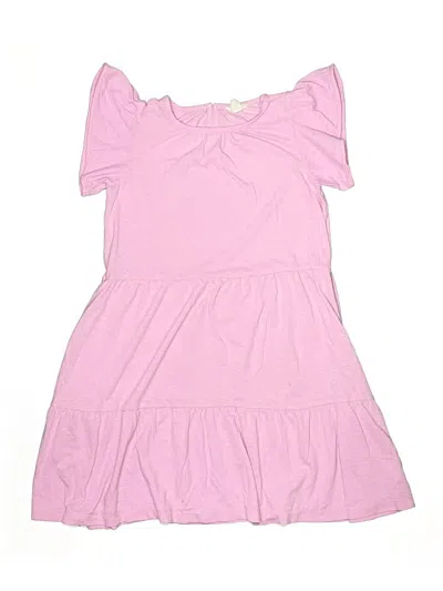 Pre-owned Crewcuts Kids' Dress In Pink