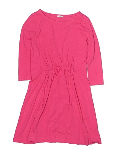 Pre-owned Crewcuts Kids' Dress In Pink