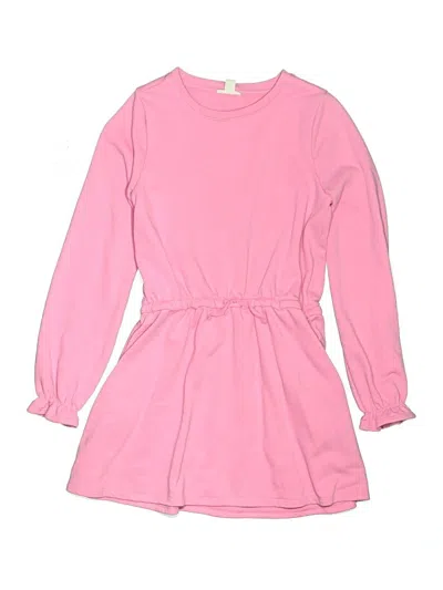 Pre-owned Crewcuts Kids' Dress In Pink