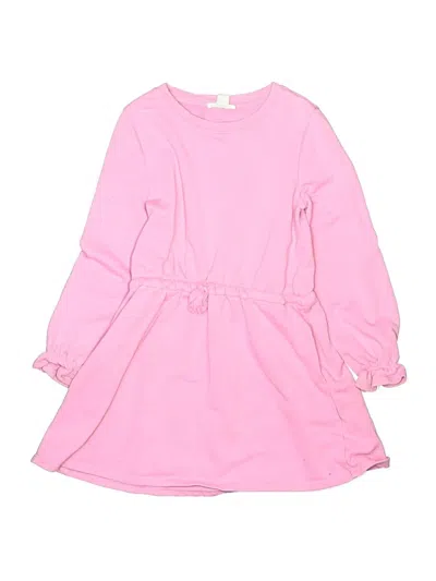 Pre-owned Crewcuts Kids' Dress In Pink