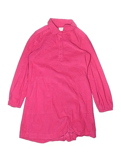 Pre-owned Crewcuts Kids' Dress In Pink