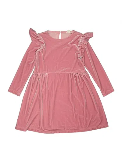Pre-owned Crewcuts Kids' Dress In Pink