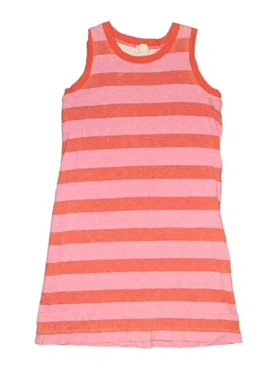 Pre-owned Crewcuts Kids' Dress In Pink